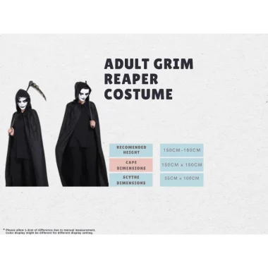 Costume adult grim reaper