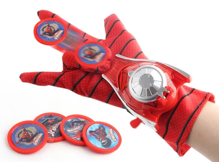 spiderman toy glove