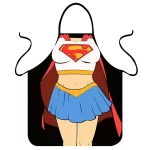 superwoman apron 个性女超人围裙