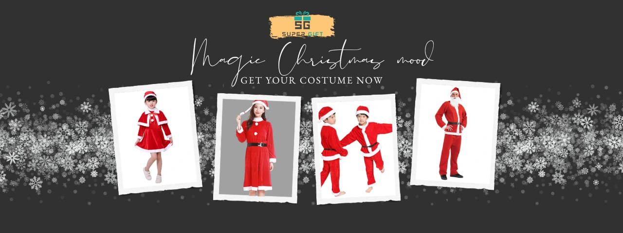 Christmas Banner (2) Christmas costume in supergift