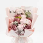 Flower Bouquet with Teddy Bear cover