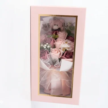 Flower Bouquet with Teddy Bear cover