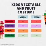 kids vegetable and fruit costume